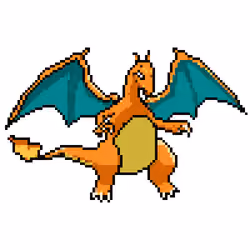 Pokemon Collectibles #006 - Charizard Pixelated