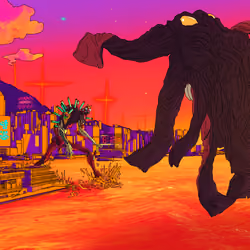 Robot-852 | The Sunset Harbour