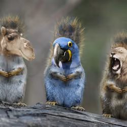 HOLY TRINITY - CAMEL PARROT LION