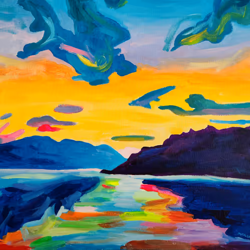 Evening At The Lake