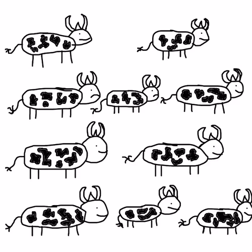 Its ten cows