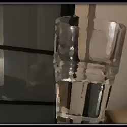 Half Empty Glass Of Water