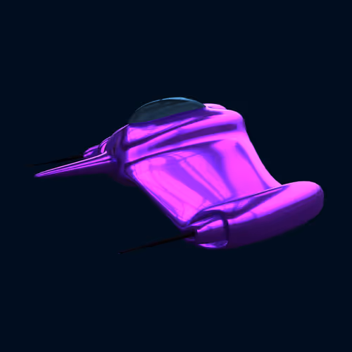 Spaceship animated