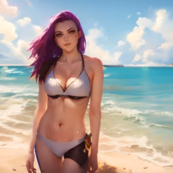 Animated Temptation: Siren's Swimwear #1