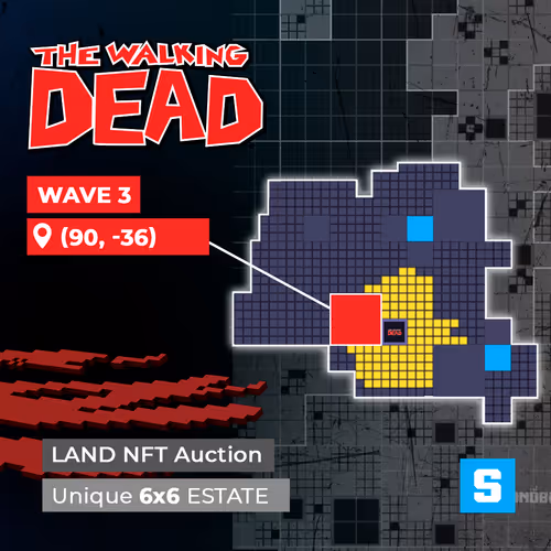 Wave 3 / The Walking Dead Sale - 6x6 Estate M [90,-36]