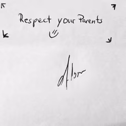 Respect your Parents :)