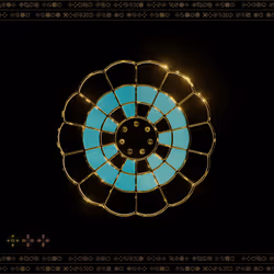 #144 A Buckler of December (Turquoise) x Pair (Turquoise) - Decoding the Password Required
