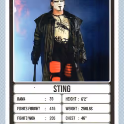 STING. RANK 39 - LEGENDS OF 90s
