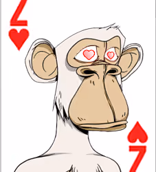 2 Hearts Poker Cryptonairz Ape