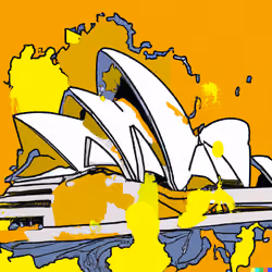 Opera House Sydney on its graffiti... 01