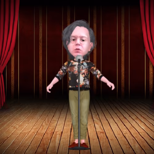 Charlie Internets first ever standup comedy set.