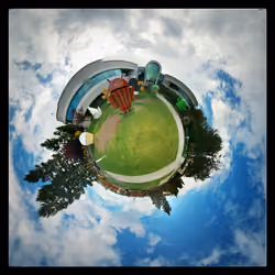 Andorid KitKat Tiny Planet