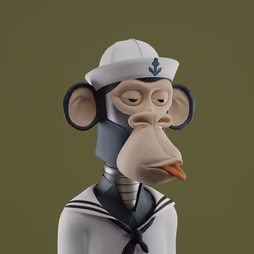 3D Bored Ape Club #187