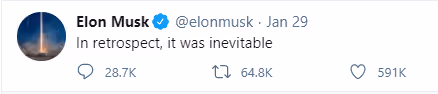 It was inevitable.