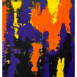 Abstract to abstract by artist Hugues Simon