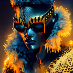 Maximalist Surrealism Futuristic neon# 100
