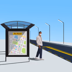 Bus station