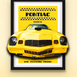 Camaro x Pontiac 1980s Poster 2