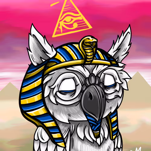 The Great White Sacred Pharaoh Owl