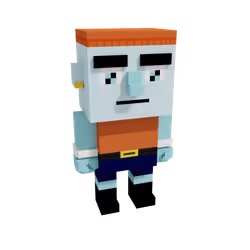 Blue Punk Voxel