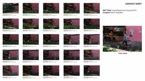 Contact Sheets Exclusive For Owners