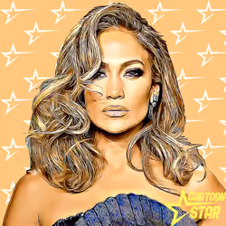 Cartoon Star : Jennifer Lopez