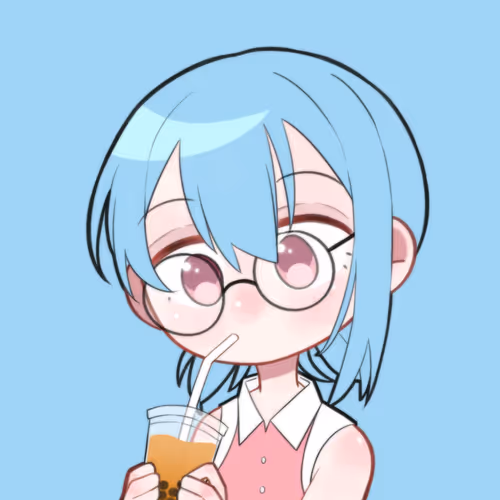 Cute Glasses Girl Chibi