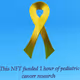 Childhood Cancer Awareness Gold Ribbons