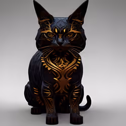 13. Gold the Stone Cat