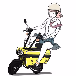 #002 Scooter Girl 