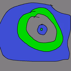 grey blue green turtle