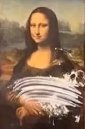 Smeared Mona Lisa