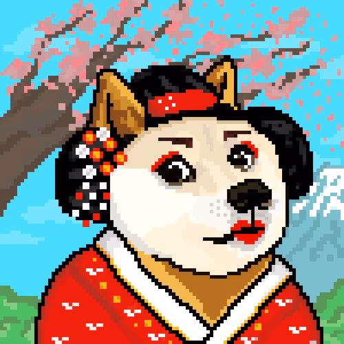 Dogepunks #166 - Geisha Doge