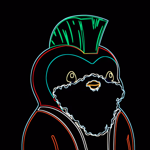Neon Pudgy Penguins