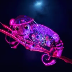 CHAMELIAN.NO.45 (Rare) - Chameleon and friend