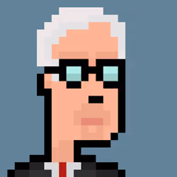pixeled warren buffet