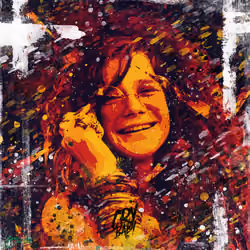 Janis Joplin. Club 27. Pop Art.
