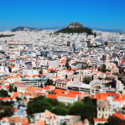 Athens City Tilt-shift