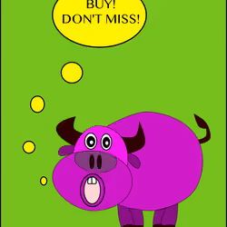Trapped bull