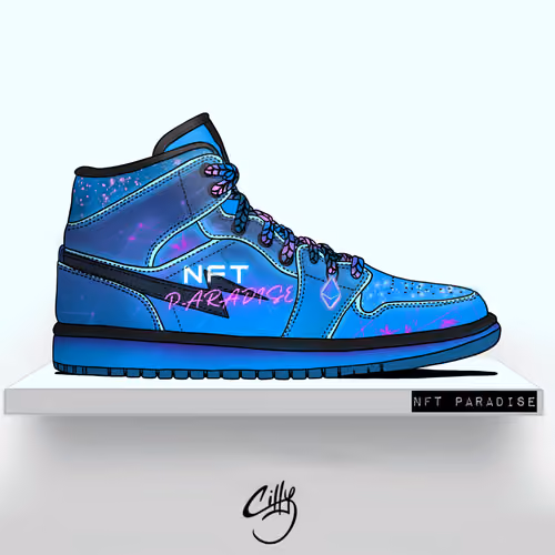 Silly Sneakers Custom x NFT Paradise #02
