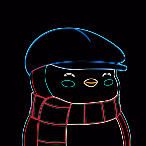 Neon Pudgy Penguins