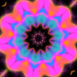 Sprayed Trippy Flower 