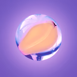 Glass marble #8 - cats eye