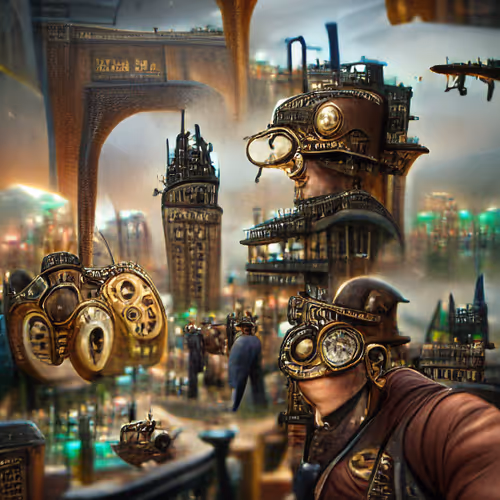 #145 of 500 - Steampunk City