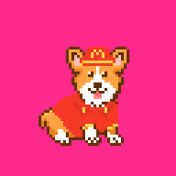 CryptoCorgi #43 "Burger"