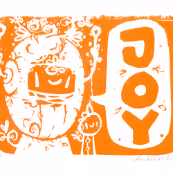 JOY by Andreas Ekberg @byandreas #1/10 Screen Print | NFT + Art