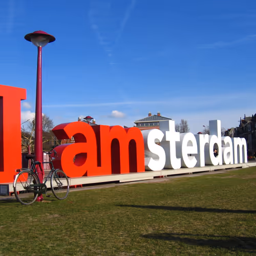 "I amsterdam" letters 2008