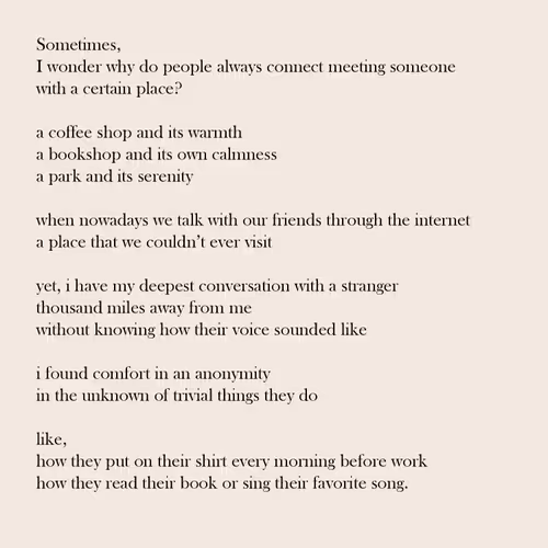 Poems from My Notebook