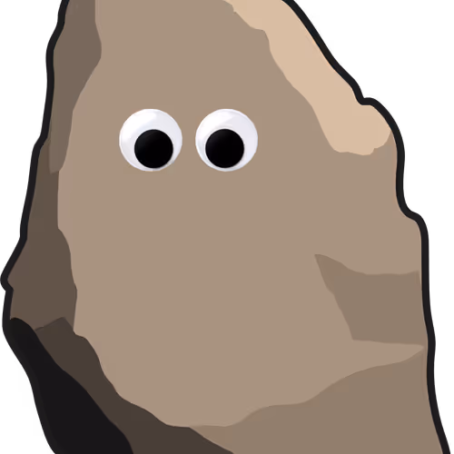 Ether Rock With Googly Eyes Y4eoQcMK3o