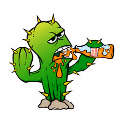 Desert Drinks Cactus Man 1